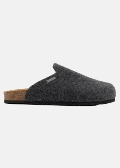 Best Exani FELT SLIPPER W DARK GREY