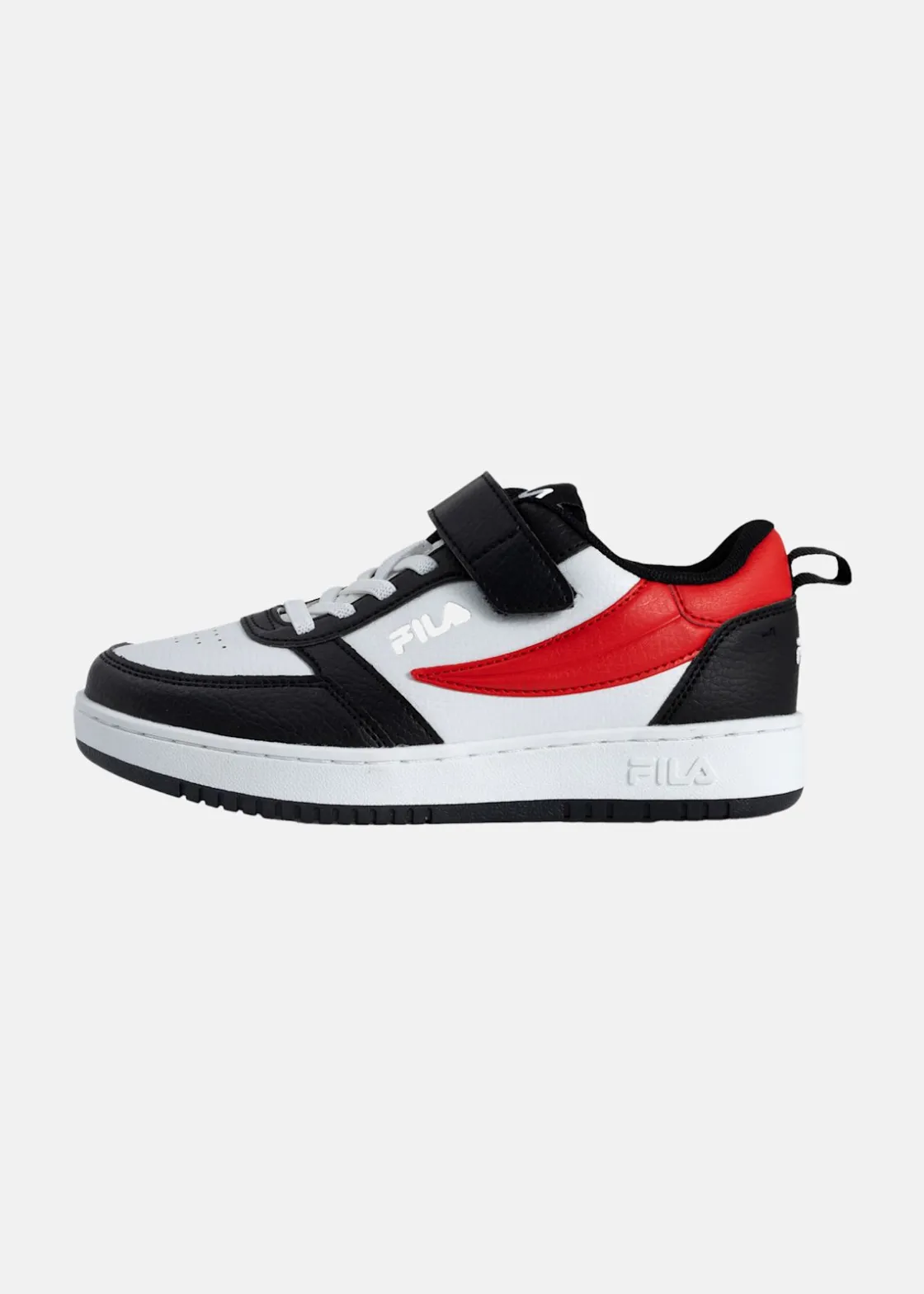 Sale Fila REGA NF velcro kids Black-Fila Red