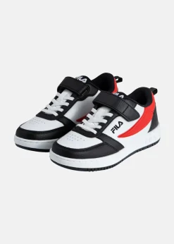 Sale Fila REGA NF velcro kids Black-Fila Red