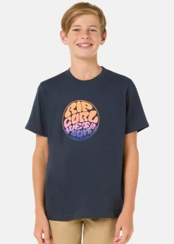 Outlet Rip Curl FILGREEÂ Â SS TEE -BOY DARK NAVY