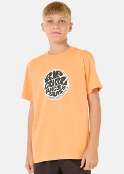 Outlet Rip Curl FILGREEÂ Â SS TEE -BOY MANDARIN ZEST