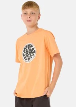 Outlet Rip Curl FILGREEÂ Â SS TEE -BOY MANDARIN ZEST