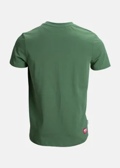 Best Huski Wear Flock Print Tee Middle Green