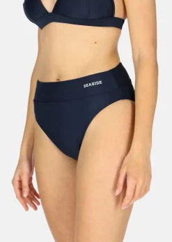 Seaside Florida Highwaist Bikini Bottom W Navy
