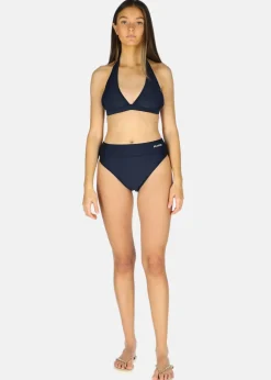Seaside Florida Highwaist Bikini Bottom W Navy