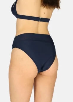 Seaside Florida Highwaist Bikini Bottom W Navy