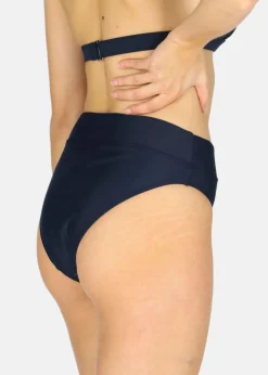 Seaside Florida Highwaist Bikini Bottom W Navy