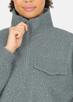 Discount Athlecia Florrie W Sherpa Half zip Sedona Sage