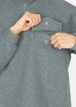 Discount Athlecia Florrie W Sherpa Half zip Sedona Sage