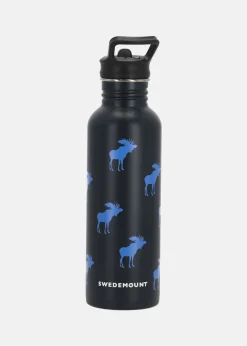 Discount Swedemount Forest Drink Bottle 750 Navy AOP Elk