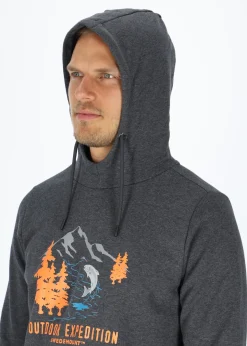 Clearance Swedemount Forest Hood Greymelange Salmon