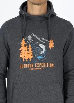 Clearance Swedemount Forest Hood Greymelange Salmon