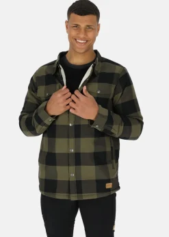 Outlet Swedemount Forest Pile Shirt II Olive/Black