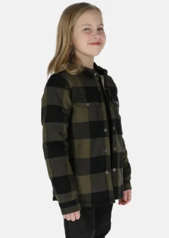 New Swedemount Forest Pile Shirt II JR Olive/Black