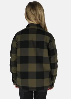 New Swedemount Forest Pile Shirt II JR Olive/Black