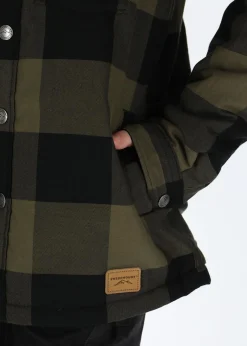 New Swedemount Forest Pile Shirt II JR Olive/Black