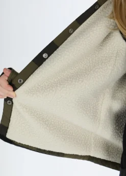 New Swedemount Forest Pile Shirt II JR Olive/Black