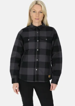 Swedemount Forest Pile Shirt II W Charcoal/Black