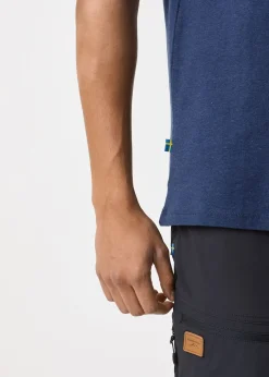 Best Swedemount Forest Tee Greymelange Salmon