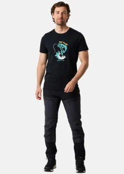 Swedemount Forest Tee Black Fish