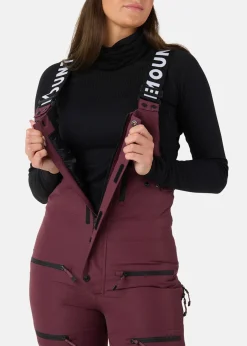 New Swedemount Freeride Bib Pants II W Dk. Mauve
