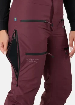 New Swedemount Freeride Bib Pants II W Dk. Mauve