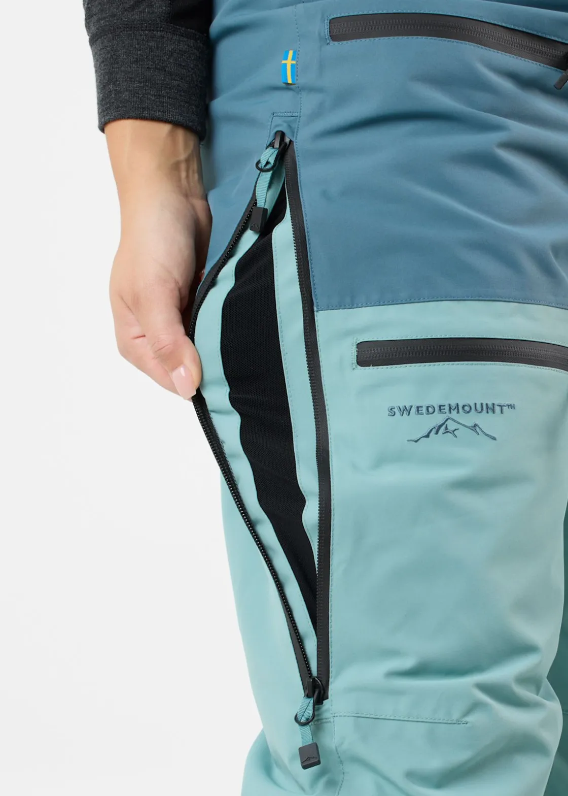 Online Swedemount Freeride Bib Pants W Seaweed Green/Dk Seaweed Green