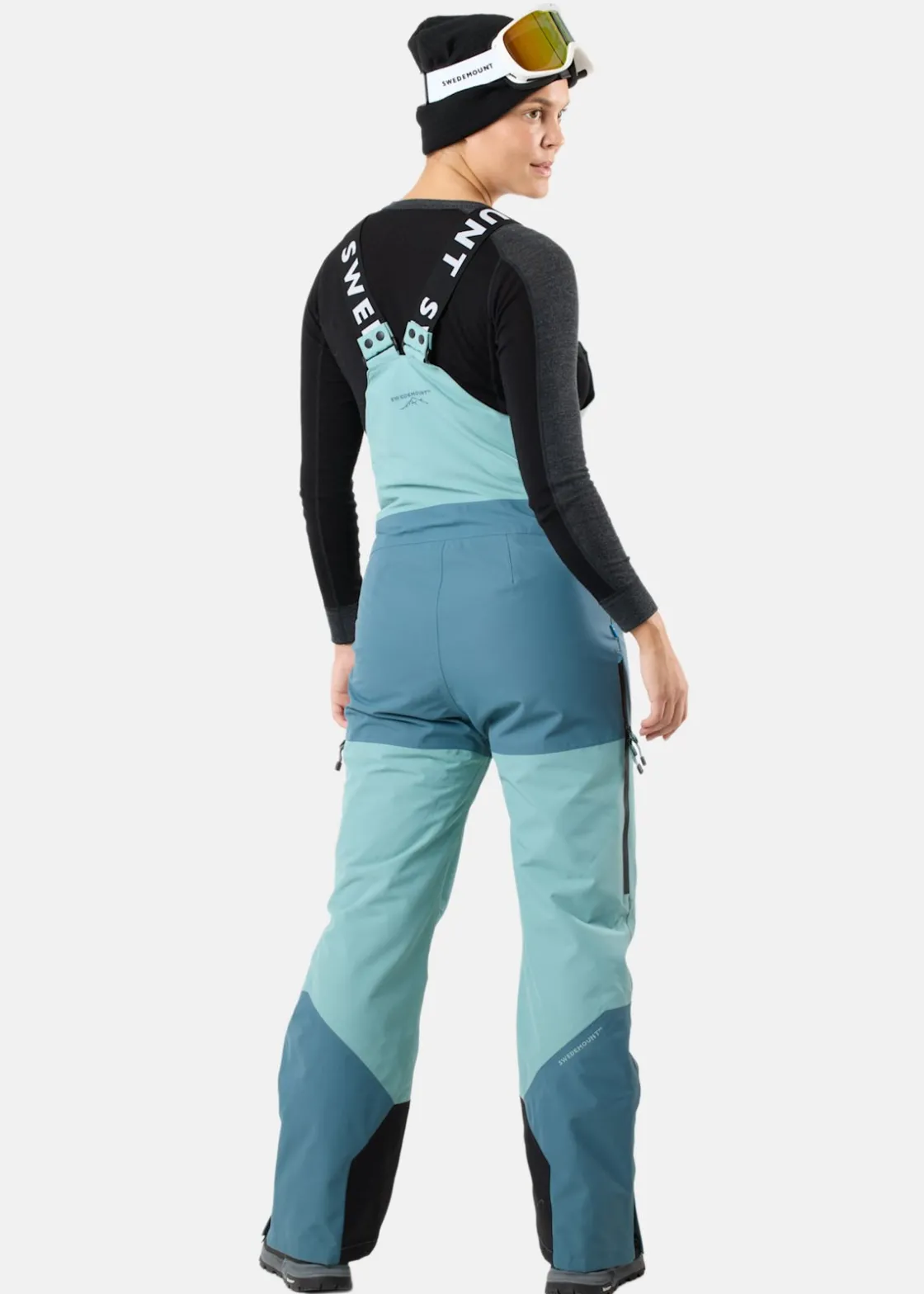 Online Swedemount Freeride Bib Pants W Seaweed Green/Dk Seaweed Green