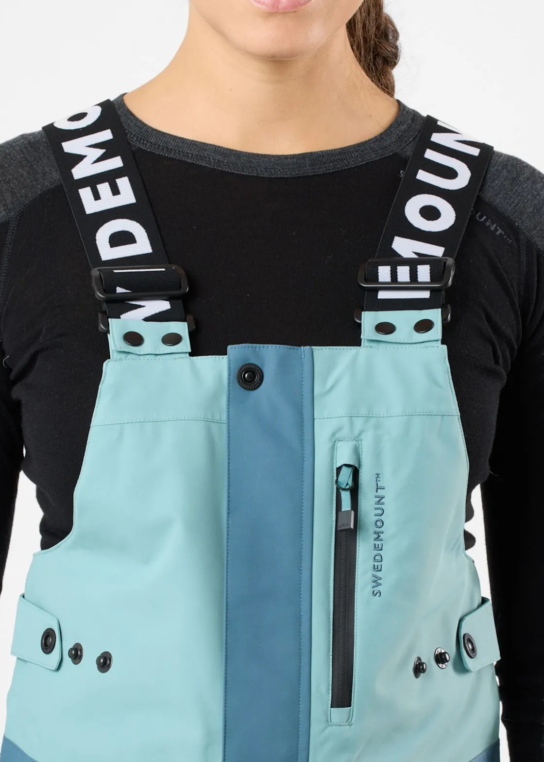 Online Swedemount Freeride Bib Pants W Seaweed Green/Dk Seaweed Green