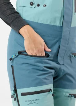Online Swedemount Freeride Bib Pants W Seaweed Green/Dk Seaweed Green