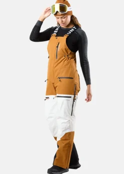 Outlet Swedemount Freeride Bib Pants W Offwhite/Almond Beige