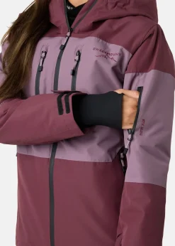 Swedemount Freeride Jacket W Dk. Mauve/Pale Mauve