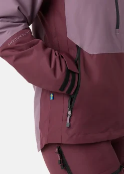 Swedemount Freeride Jacket W Dk. Mauve/Pale Mauve