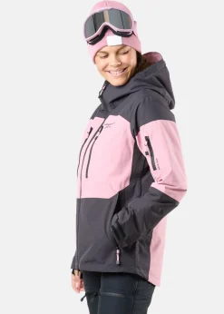 Online Swedemount Freeride Jacket W Dusty Rose/Charcoal