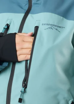 Best Swedemount Freeride Jacket W Seaweed Green/Dk Seaweed Green