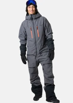 New Swedemount Freeride Skisuit Charcoal/Orange