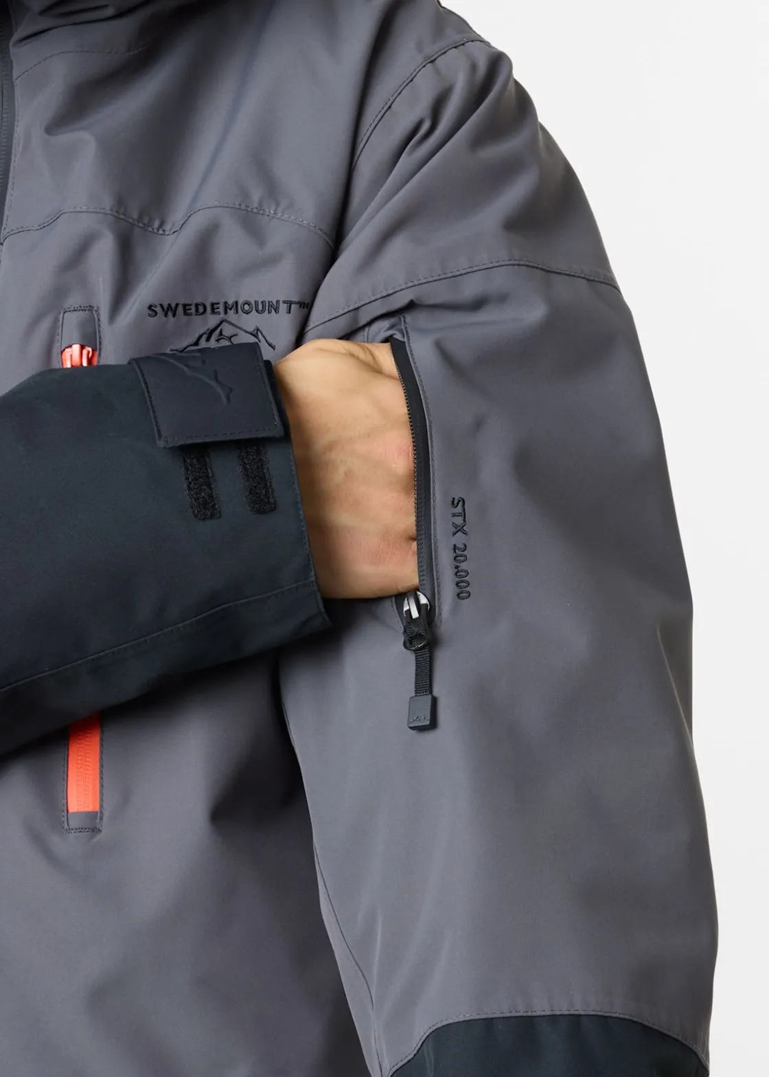 New Swedemount Freeride Skisuit Charcoal/Orange