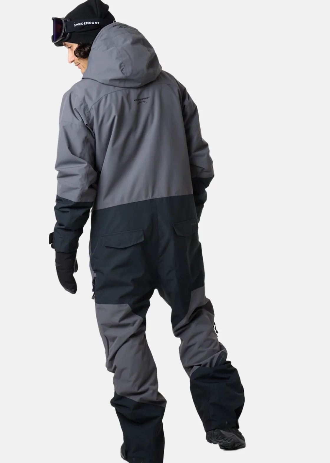 New Swedemount Freeride Skisuit Charcoal/Orange