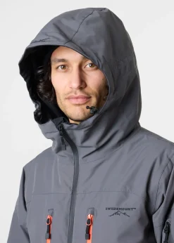 New Swedemount Freeride Skisuit Charcoal/Orange