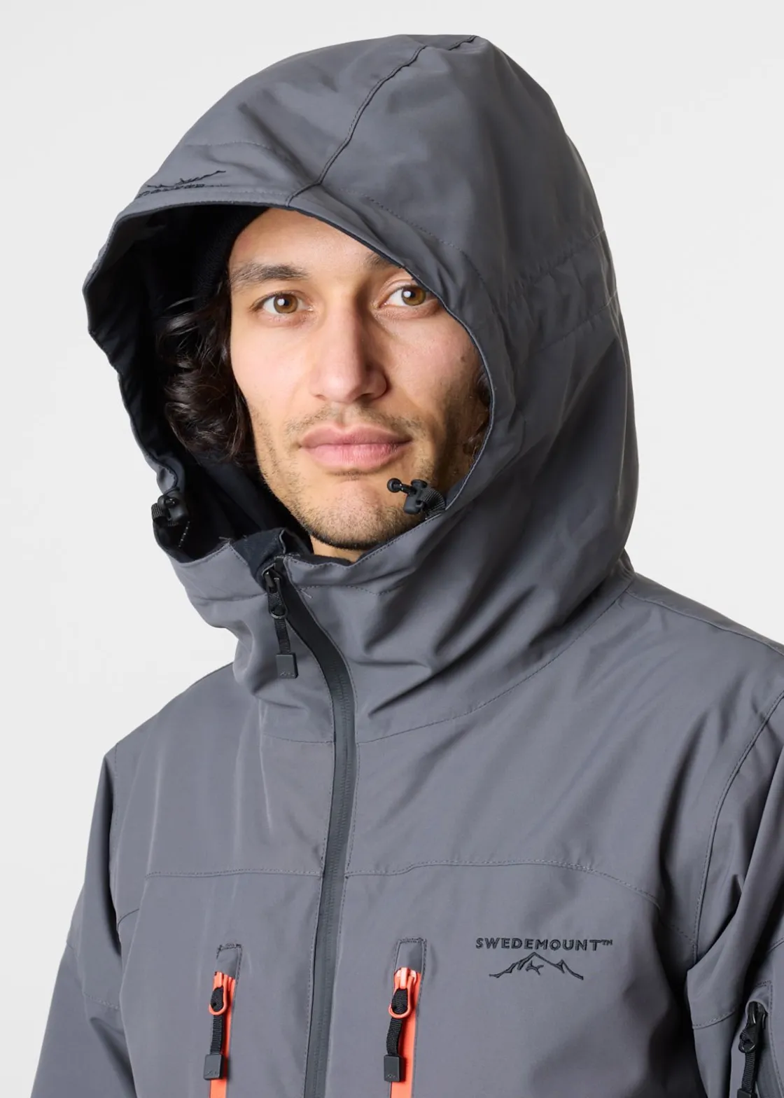 New Swedemount Freeride Skisuit Charcoal/Orange