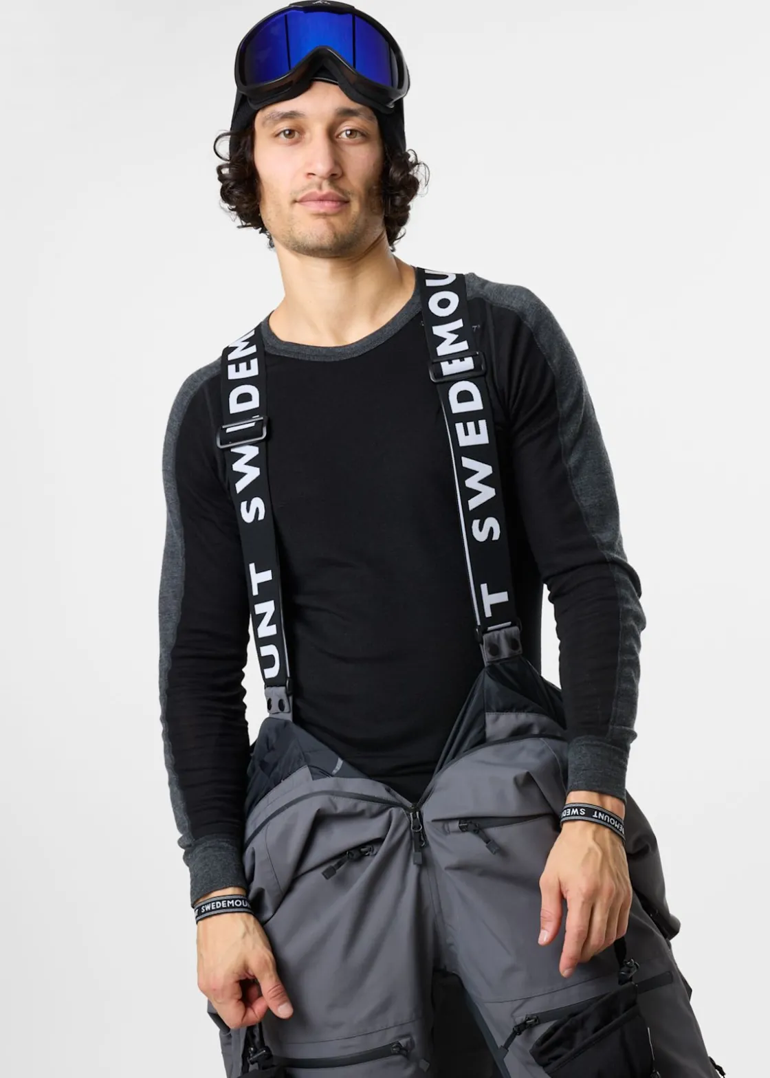 New Swedemount Freeride Skisuit Charcoal/Orange