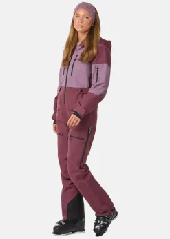 Outlet Swedemount Freeride Skisuit II W Dk. Mauve/Pale Mauve