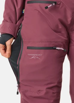 Outlet Swedemount Freeride Skisuit II W Dk. Mauve/Pale Mauve