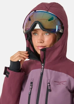 Outlet Swedemount Freeride Skisuit II W Dk. Mauve/Pale Mauve