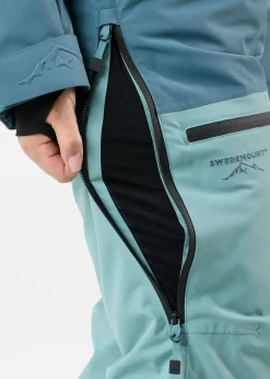 Online Swedemount Freeride Skisuit W Seaweed Green/Dk Seaweed Green