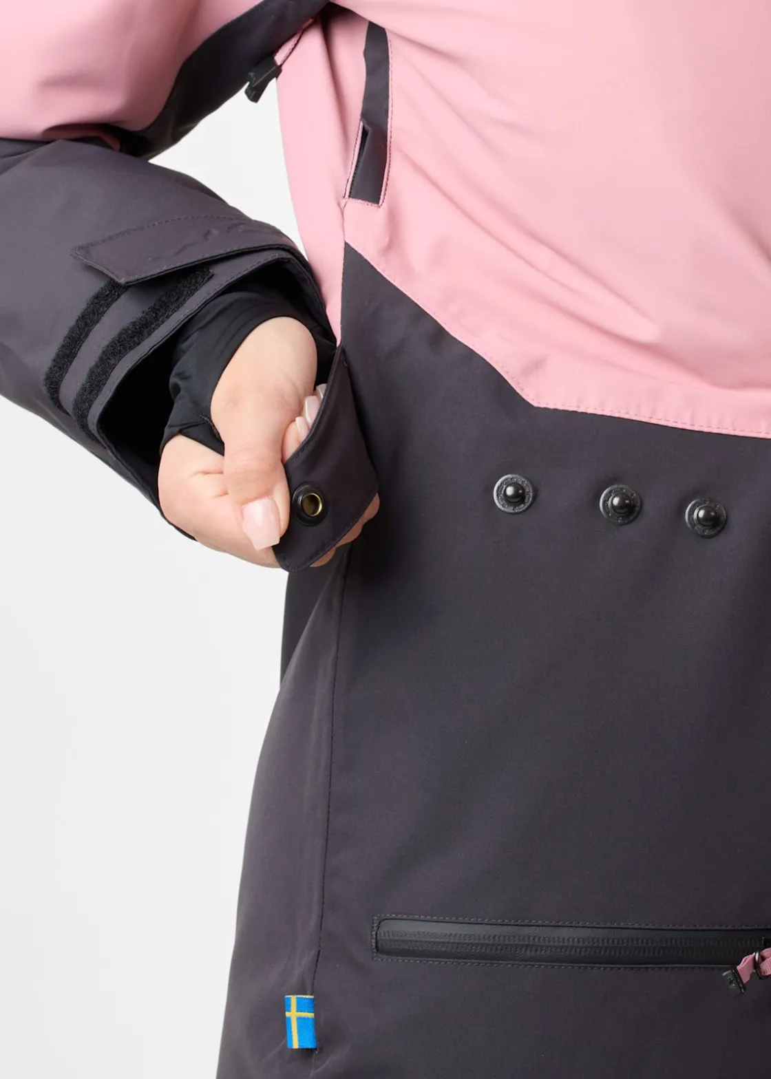 Sale Swedemount Freeride Skisuit W Dusty Rose/Charcoal