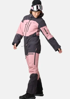 Sale Swedemount Freeride Skisuit W Dusty Rose/Charcoal