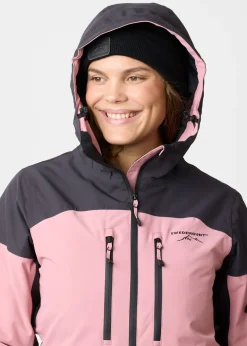 Sale Swedemount Freeride Skisuit W Dusty Rose/Charcoal