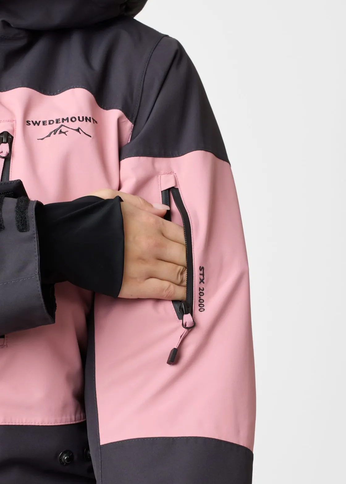 Sale Swedemount Freeride Skisuit W Dusty Rose/Charcoal