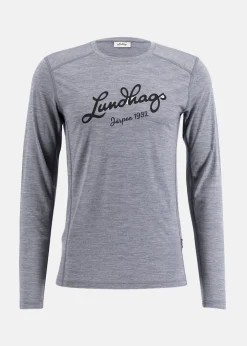 Lundhags Fulu Merino Longsleeve T-Shirt Grey melange